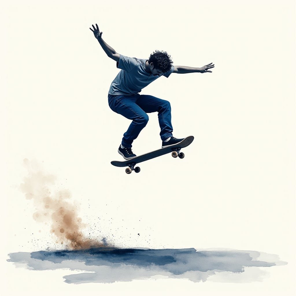 StockCake-Airborne Skater Flight_1745825343 Strong Brands mitigates downturns.