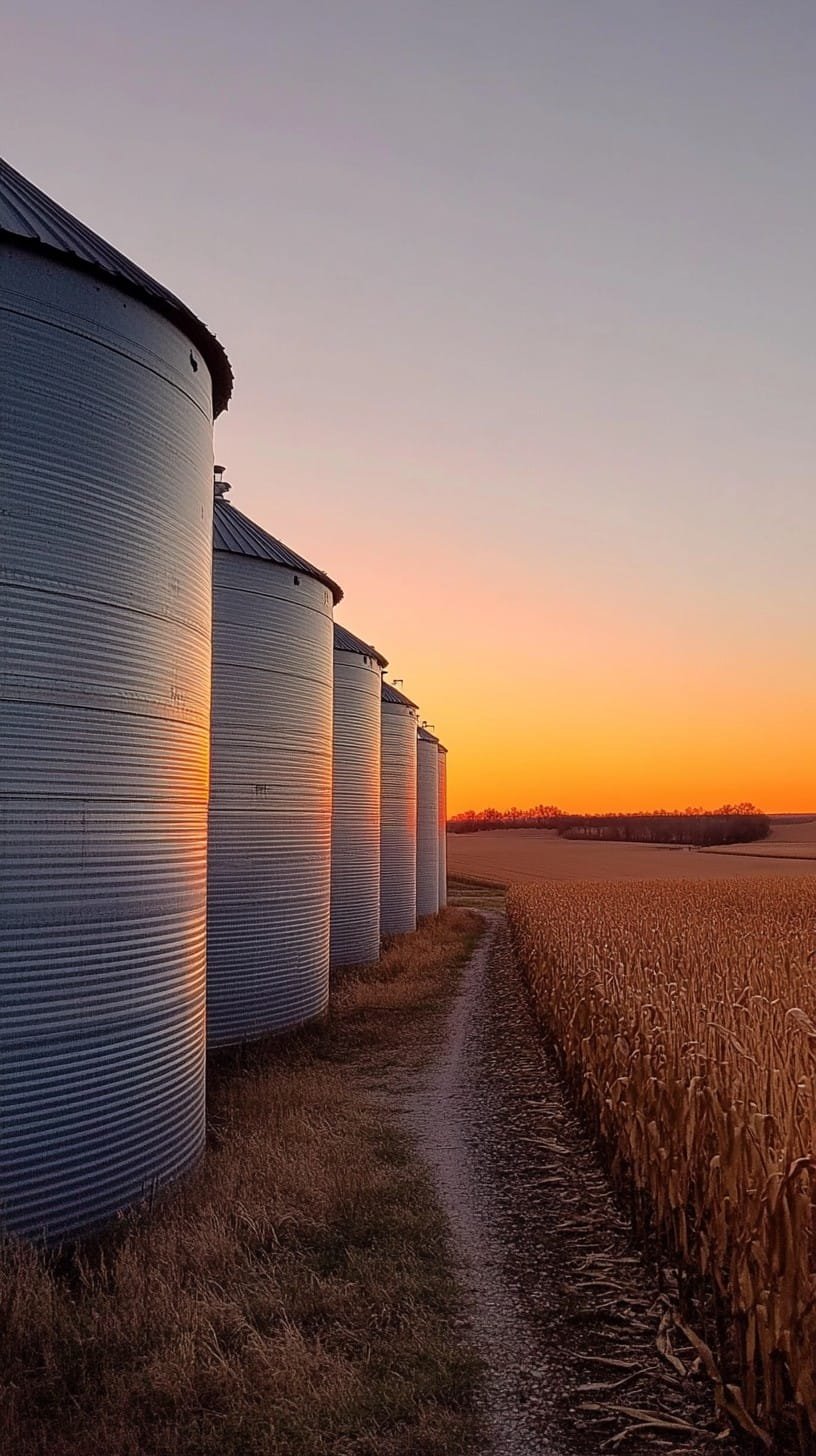 StockCake-Sunset silo lineup_1747630809 SEO and Digital Marketing